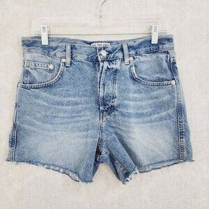 We the Free VY Mid Rise Jean Shorts Cut off Women's 28 9268P
